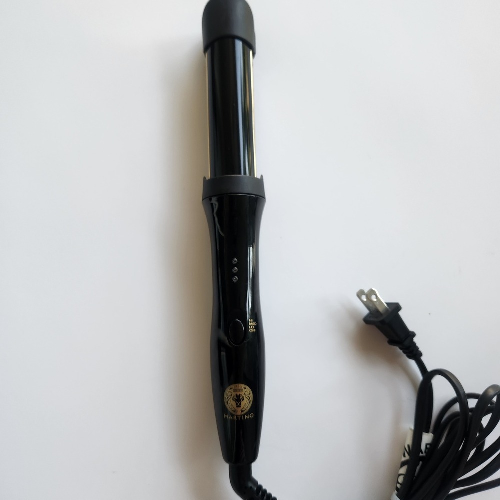 Martino Cartier Talk to Me Curling Iron Black Gold Professional Hair Styler